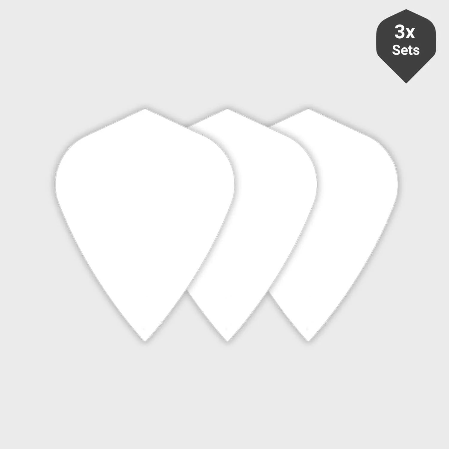 Kite Dart Flights Einfarbig (3 Sets) - Image 3