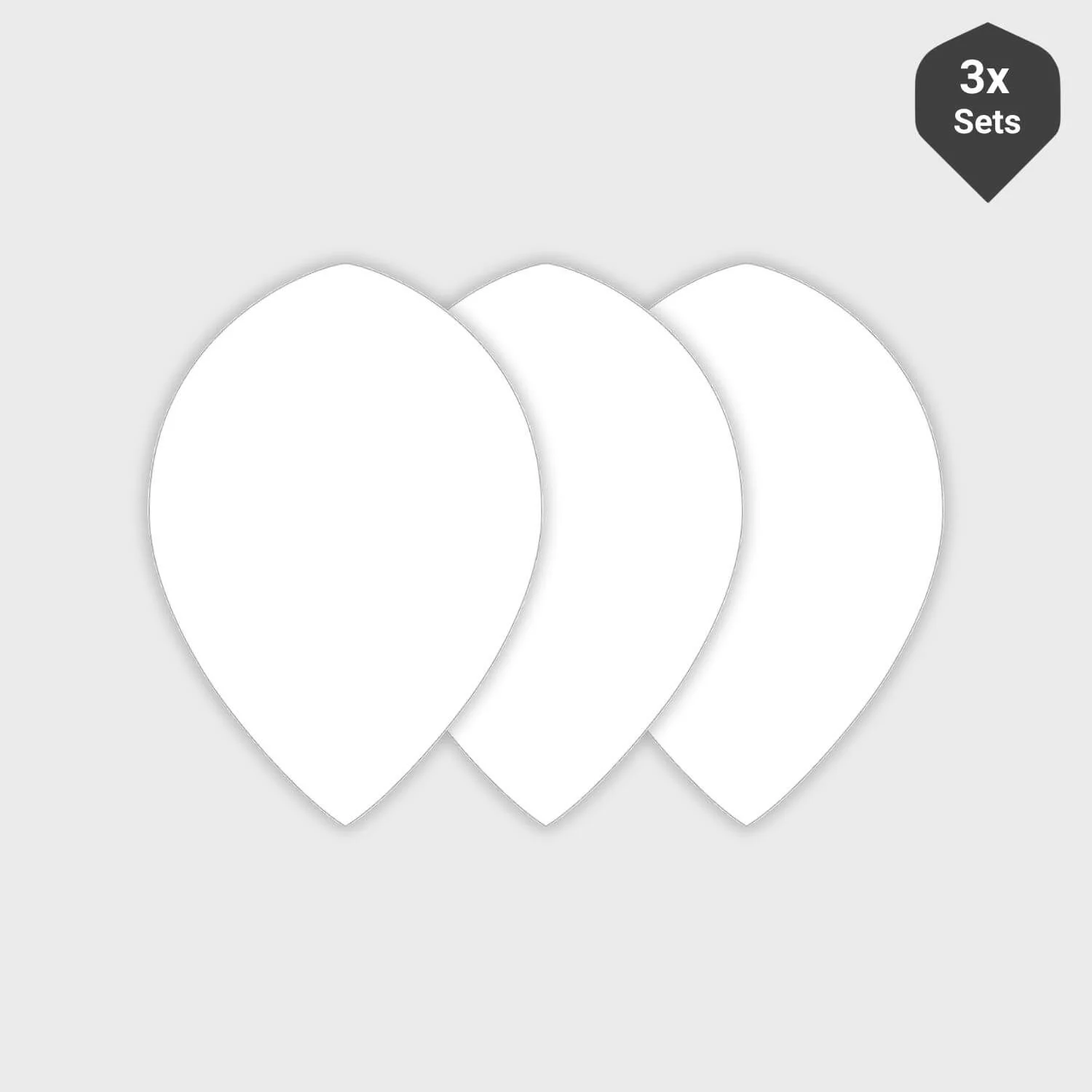 Pear Dart Flights Einfarbig (3 Sets) - Image 3