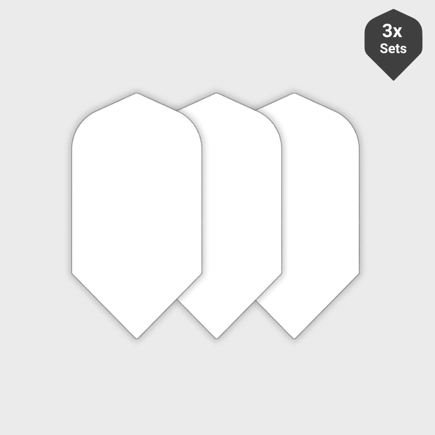 Slim Dart Flights Einfarbig (3 Sets) - Image 3