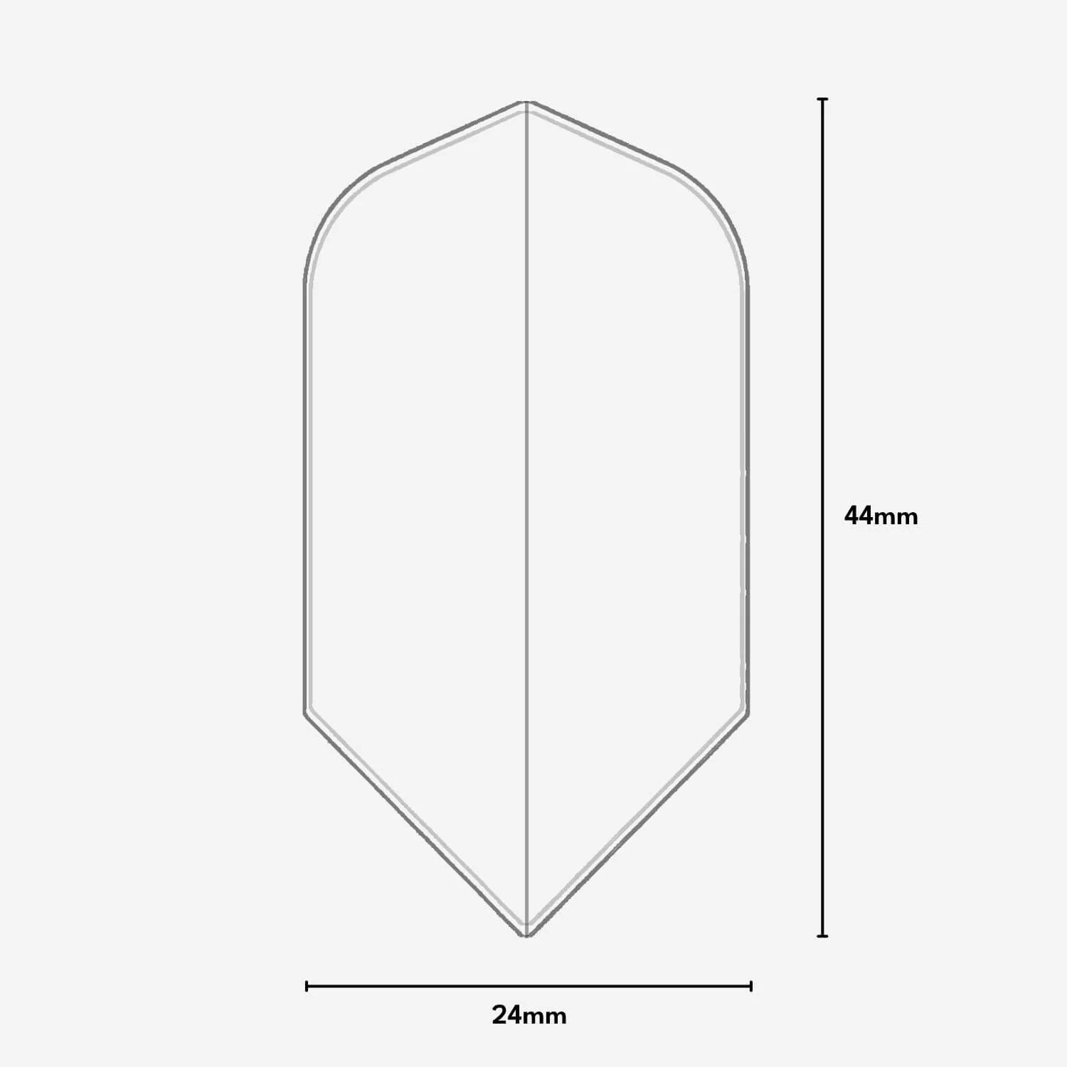 Slim Dart Flights Einfarbig (3 Sets) - Image 8