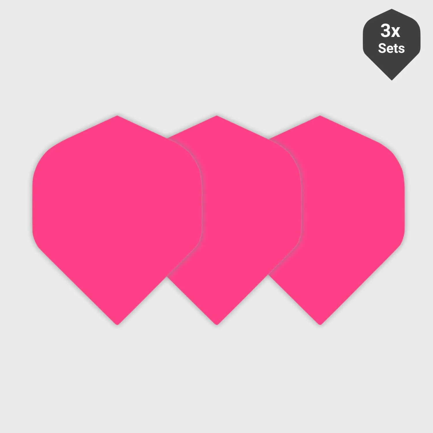 Standard Dart Flights Einfarbig (3 Sets) - Image 7